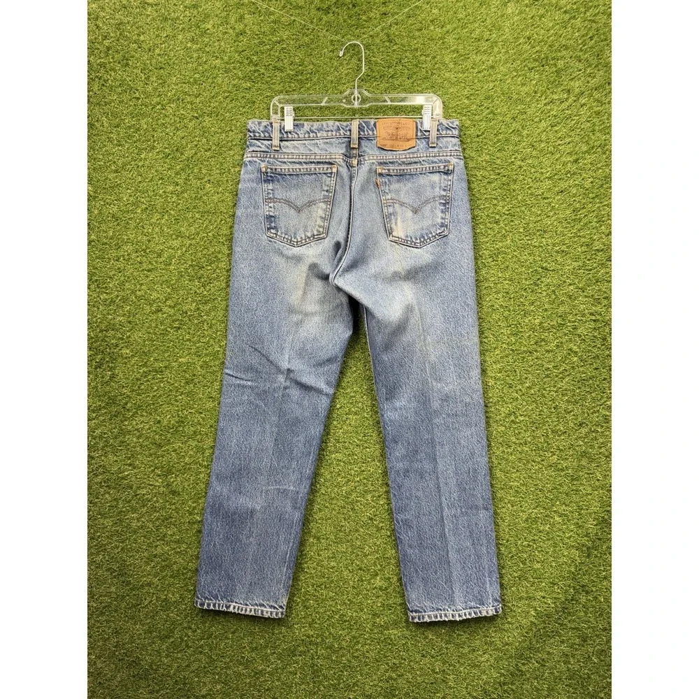 Vintage Levis 505 Jeans Mens 36x30 Orange Tab Medium Wash Faded 1994 90 Workwear